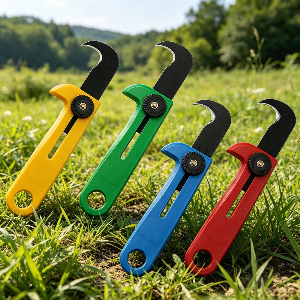 Compact Multi-Purpose Cutting Tool with Hook Edge, Ideal for Parcels & Paper US