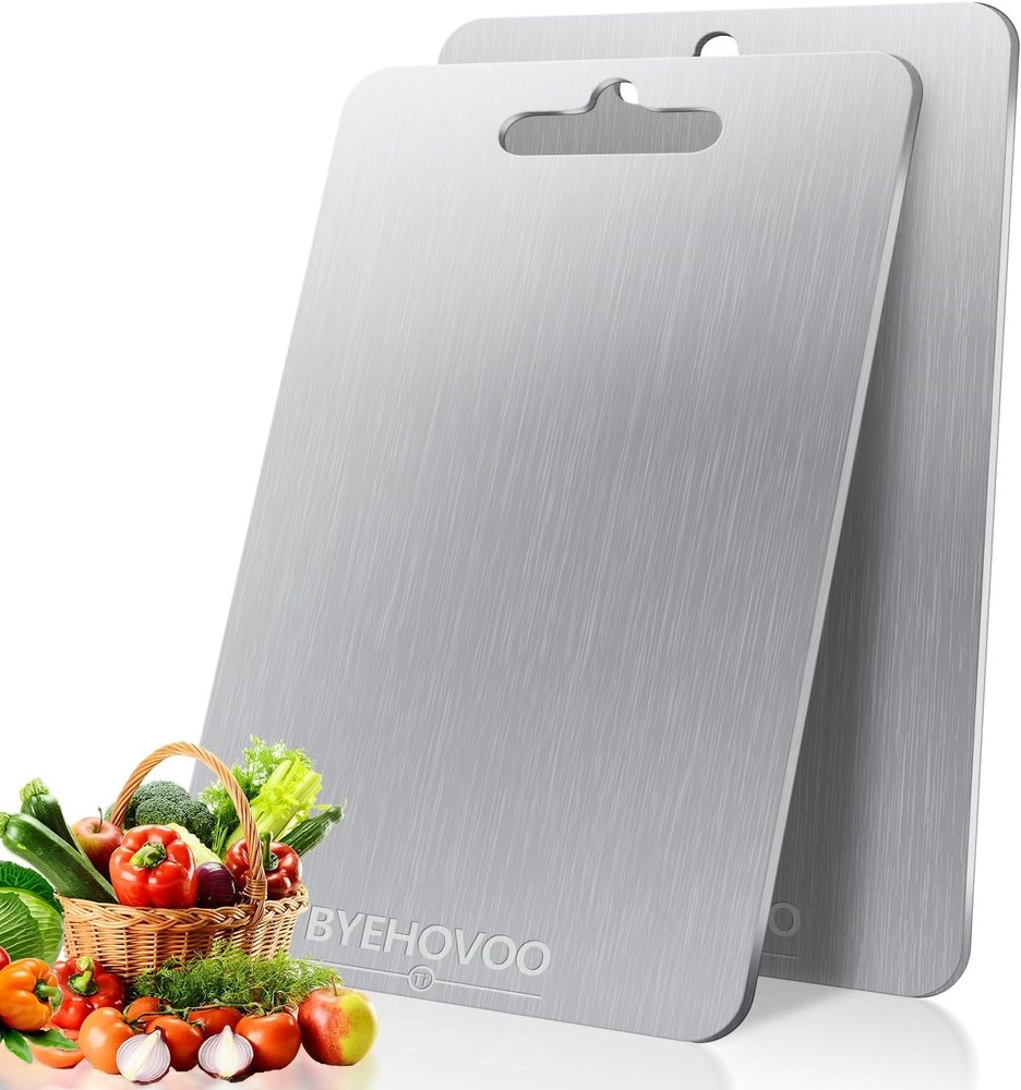 Titanium Cutting Boards for Kitchen [], Double Sided e Titanium Cutting
