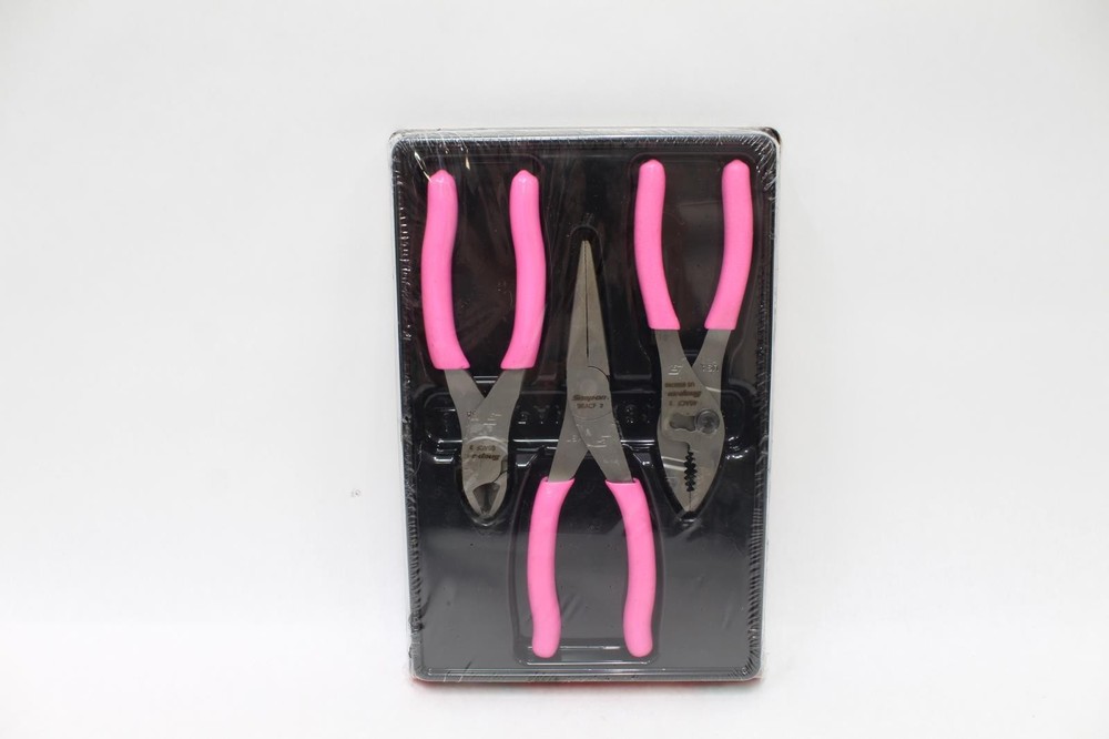 Snap-on 3 Piece Pliers Set, Pink - PL306ACFP
