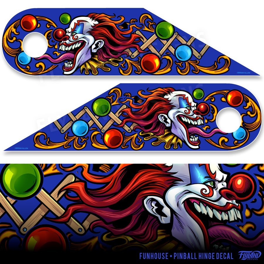 Funhouse Hinge Decal Set