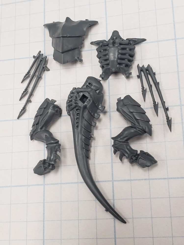 Warhammer 40k Tyranid Bits Warrior Chitin Armor Torso Legs Hooks #49