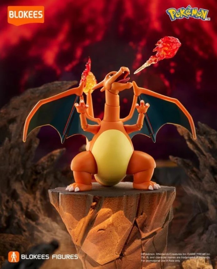 Pokemon Blokees Charizard Model Toy figure