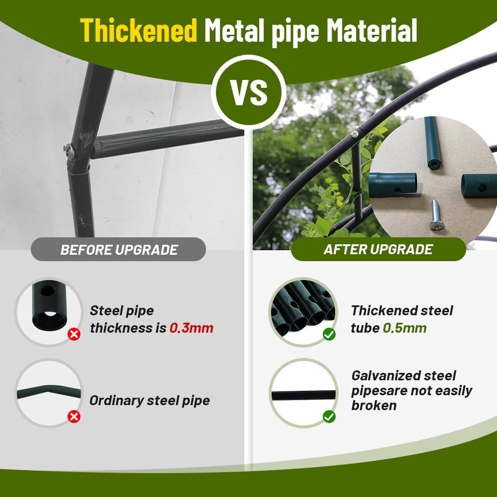 7.9 Ft Arco De Metal Para Decoracion Boda Flores Jardin Rosas Trepadoras Plantas