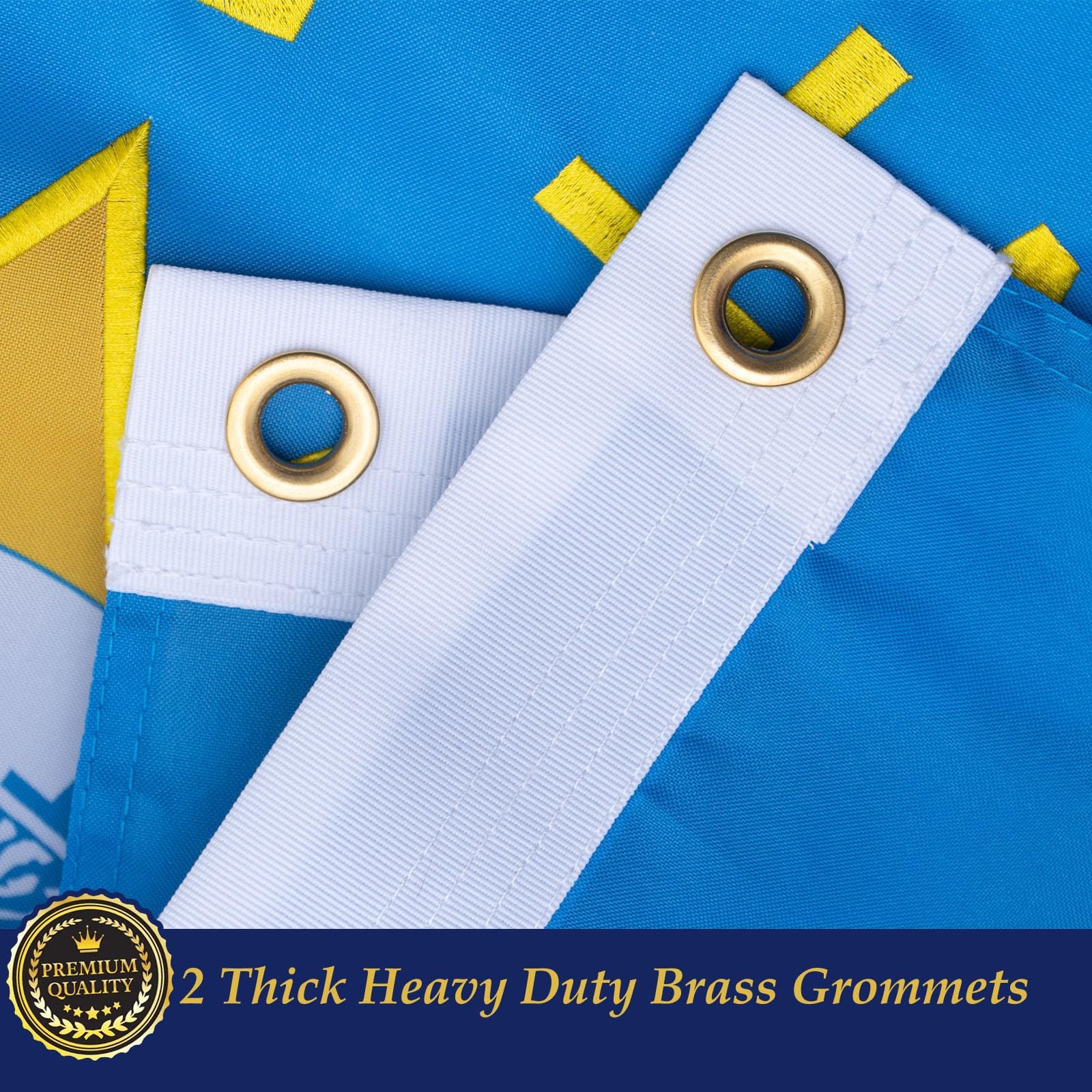 TOPFLAGS South Dakota Flag 5x8 Outdoor SD State Flags Embroidered Flag Heavy Dut