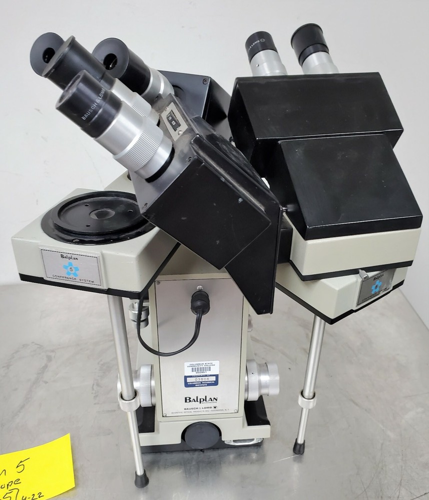 Bausch & Lomb Balplan 5 Multiple Viewing Conference Microscope SEE VIDEO [M3S5]