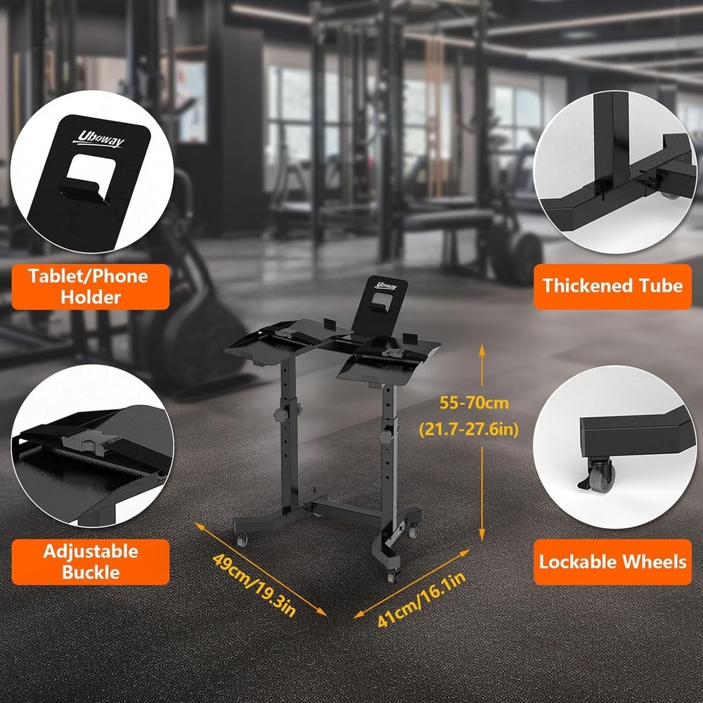 Adjustable Double Dumbbell Rack Stand For SelectTech 552/1090 Dumbbell Holder US