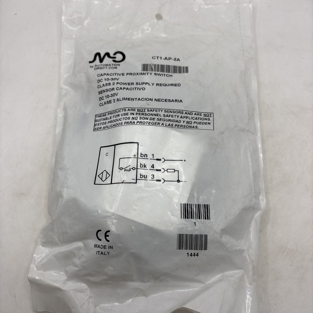 MD Micro Detectors CT1-AP-1A Capacitive Proximity Switch