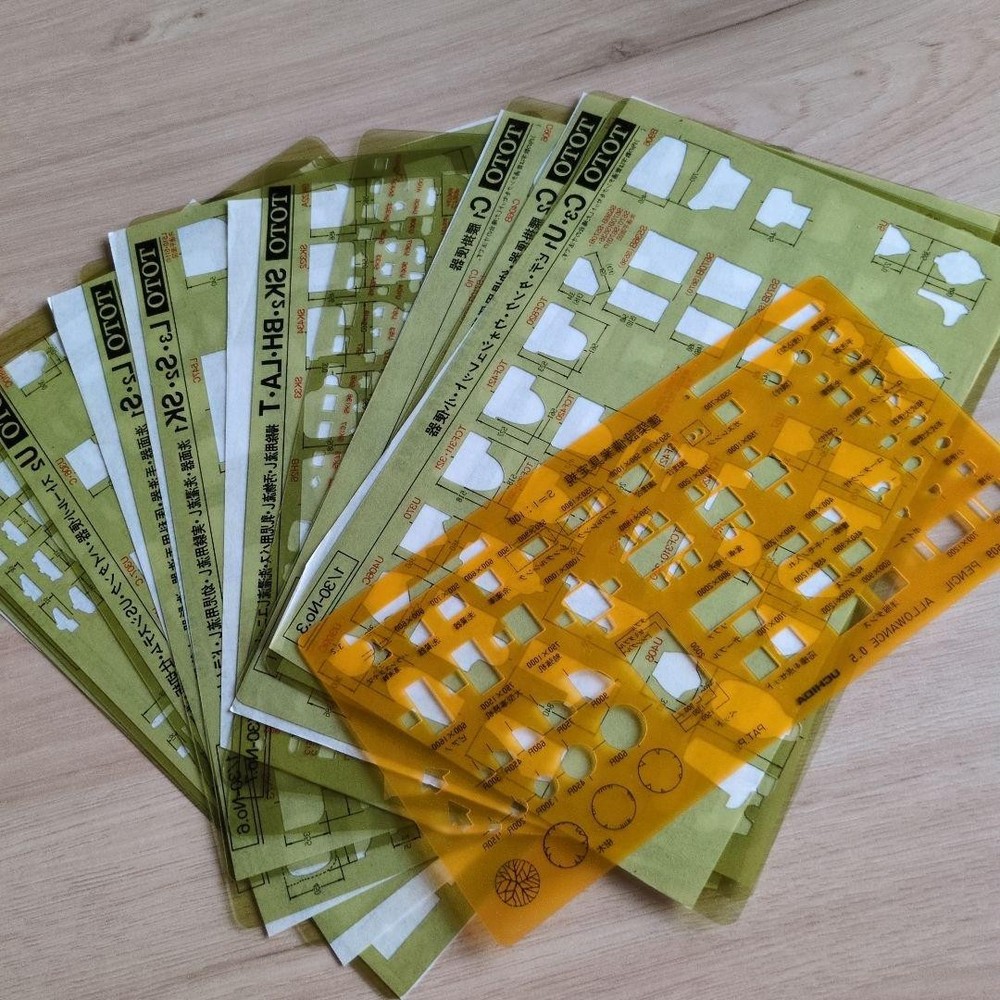 TOTO drafting template set 1/30 #5af29e