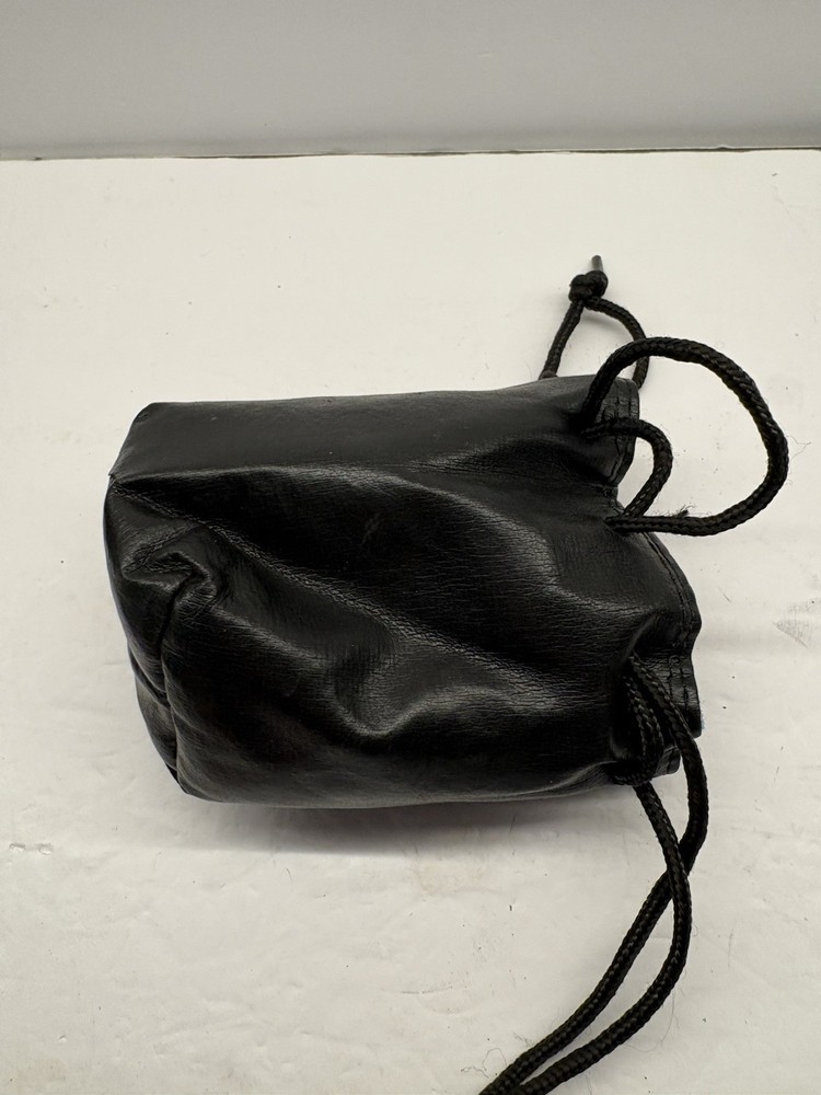 4X3X3" Lens Soft Pouch Case/Storage Bag: Black Bag Drawstring. Read Description