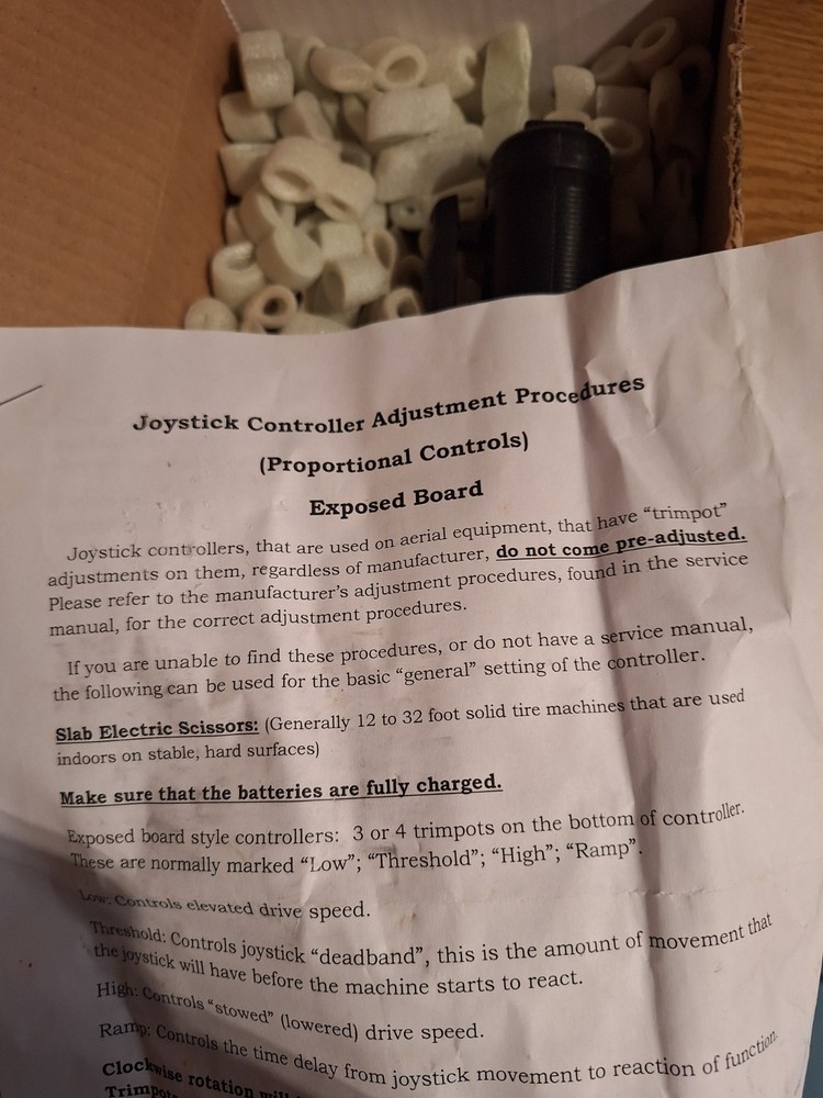 upright joystick controller