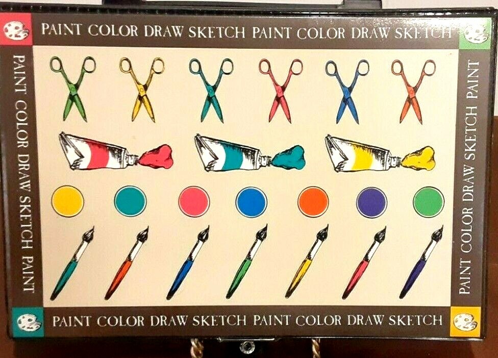 Paint Color Draw Sketch Complete Kit