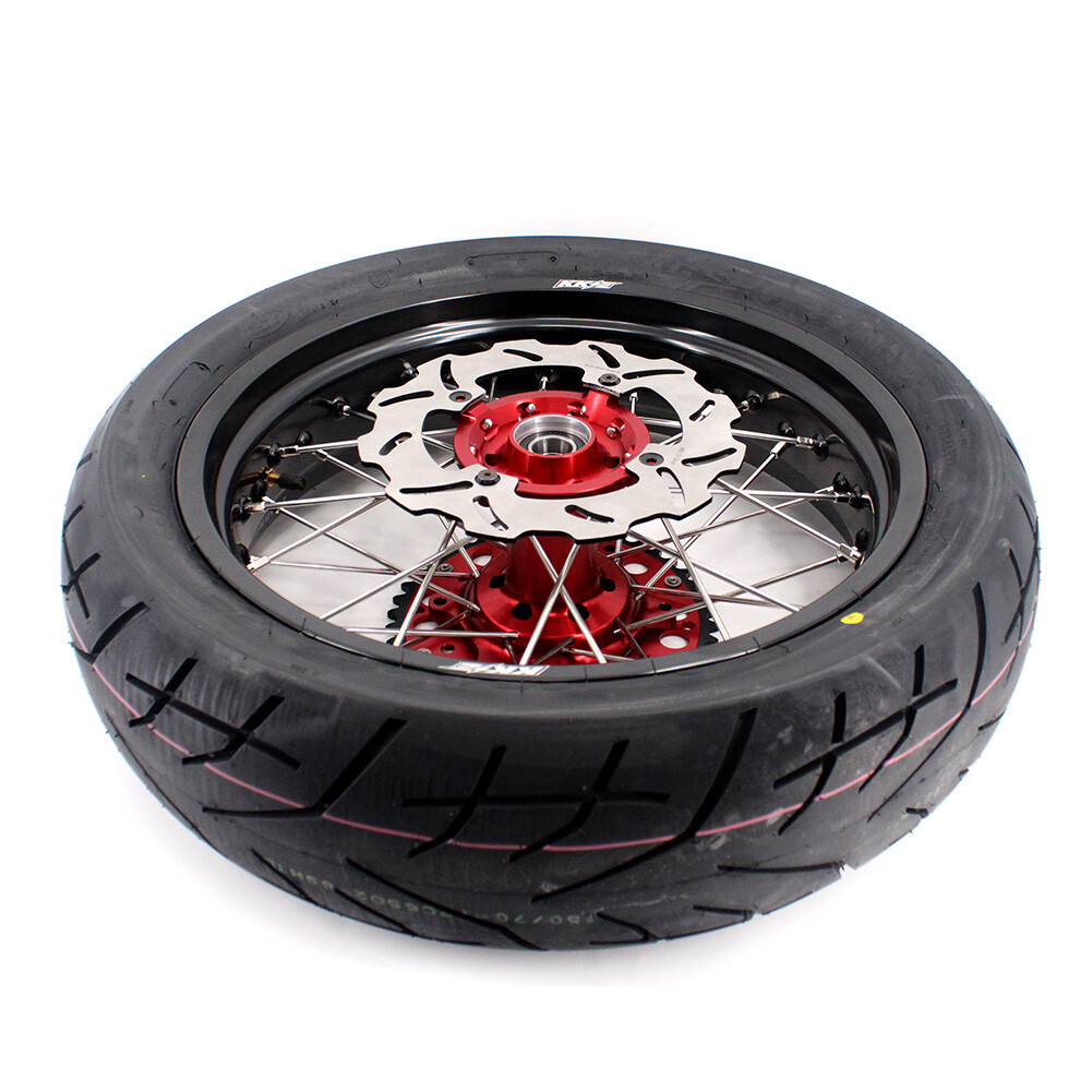 KKE 3.5/4.25 Supermoto Wheels For Honda CRF450L/CRF450RL 2019-2024 CST Tyres Kit