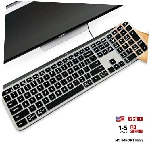 Premium Ultra Thin Silicone Keyboard Logitech MX Translucent black