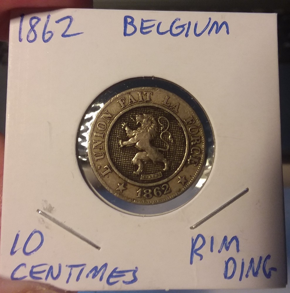 Belgium - 1862 10 Centimes