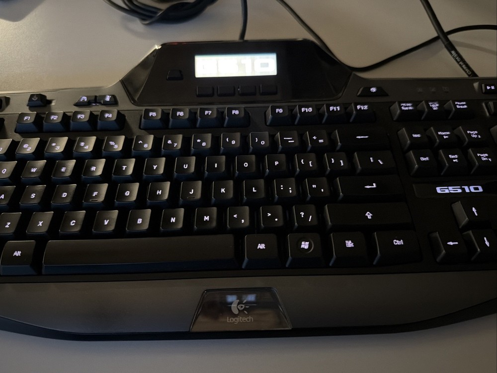 WORKING Logitech G510 Keyboard USB Gaming