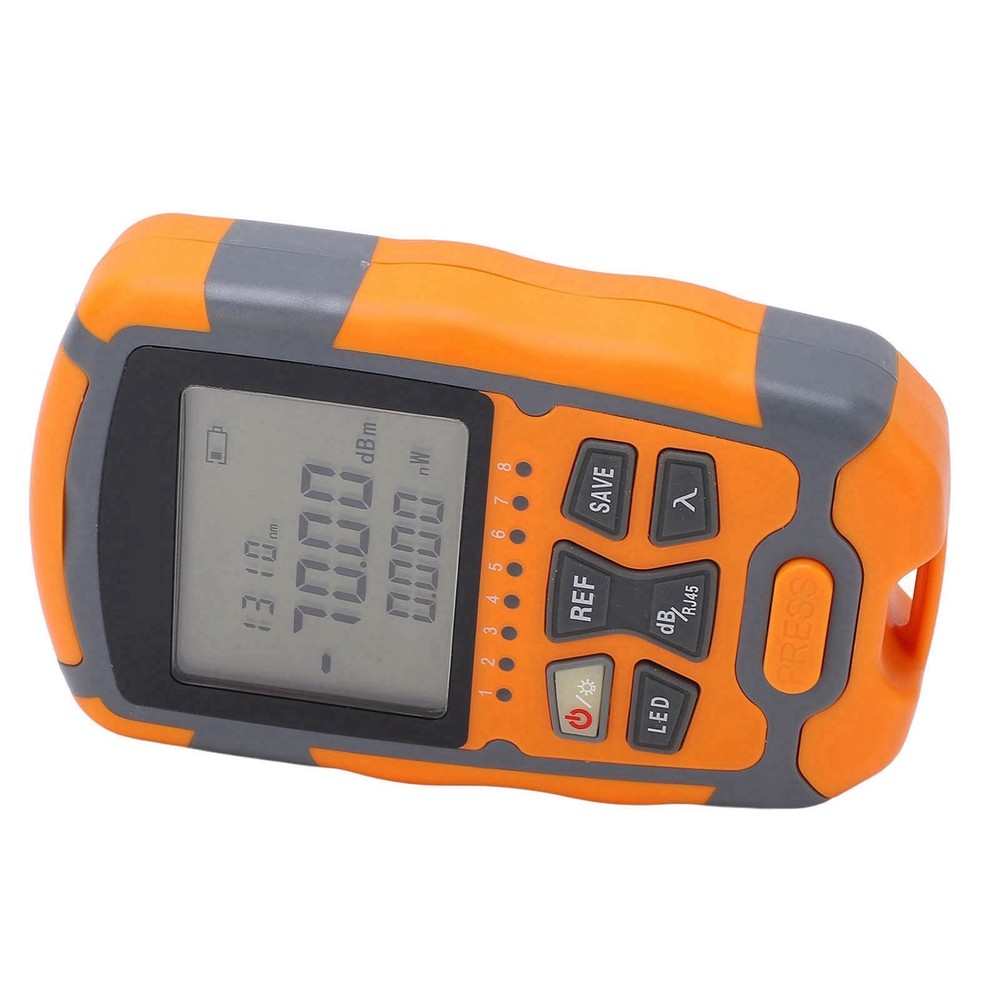 Optical Fiber Cable Tester Multimeter Tool with LED Light Optical Power Meter