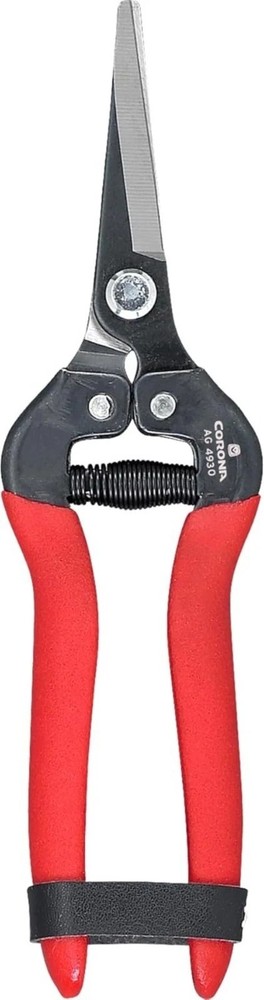 Precision Long Straight Snip Pruning Shears - Lightweight & Durable Design