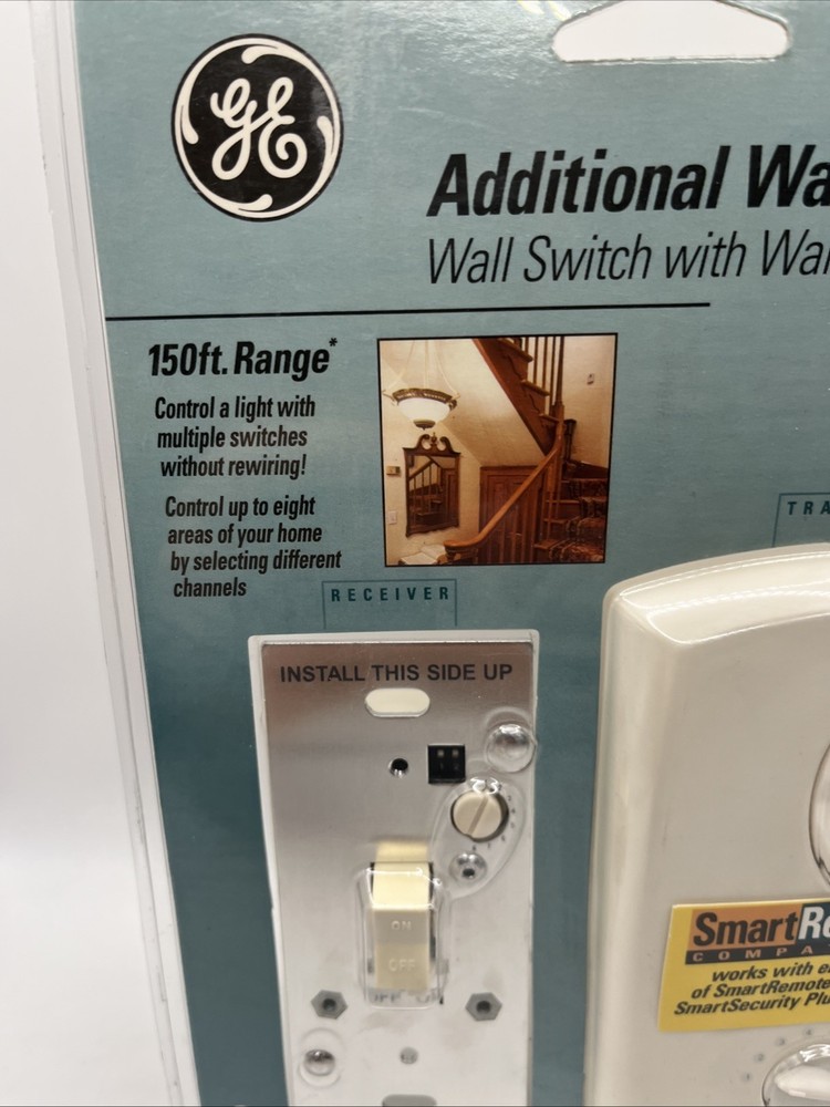 General Electric RF102TXPS Additional Wall Switch Kit 150ft Range New Sealed!