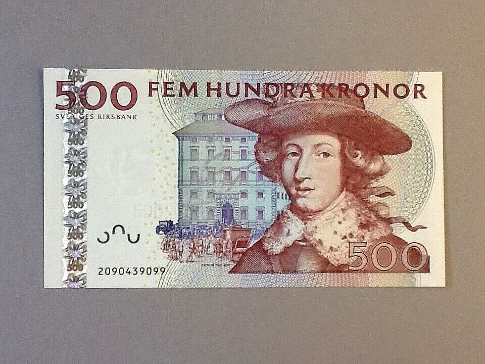 Sweden 500 Kronor P-66c ND(2007-2012)