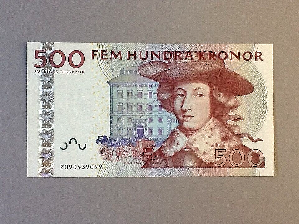 Sweden 500 Kronor P-66c ND(2007-2012)