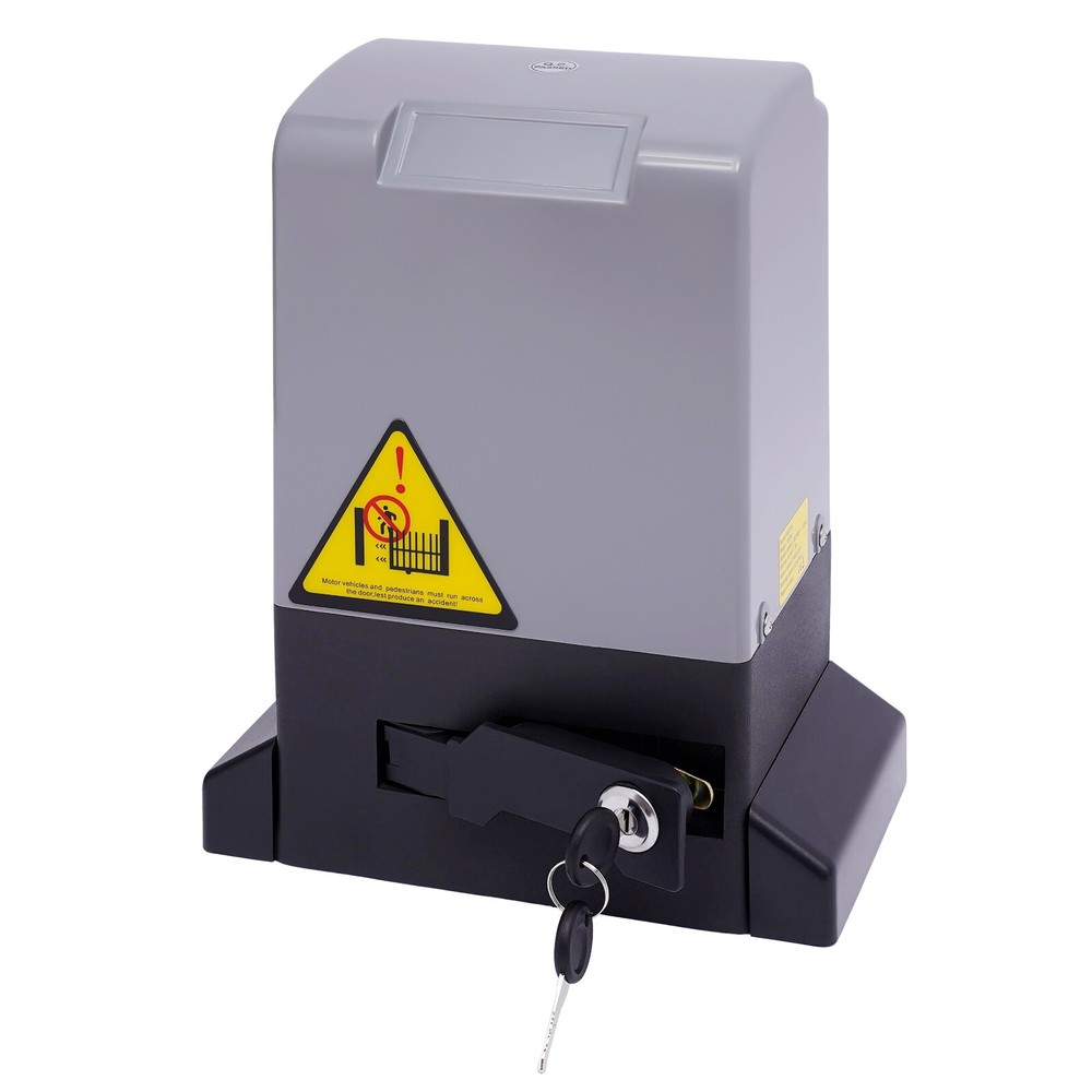 3968LBS Automatic Electric Sliding Gate Opener Operator Rack Driven+Remotes&Rack