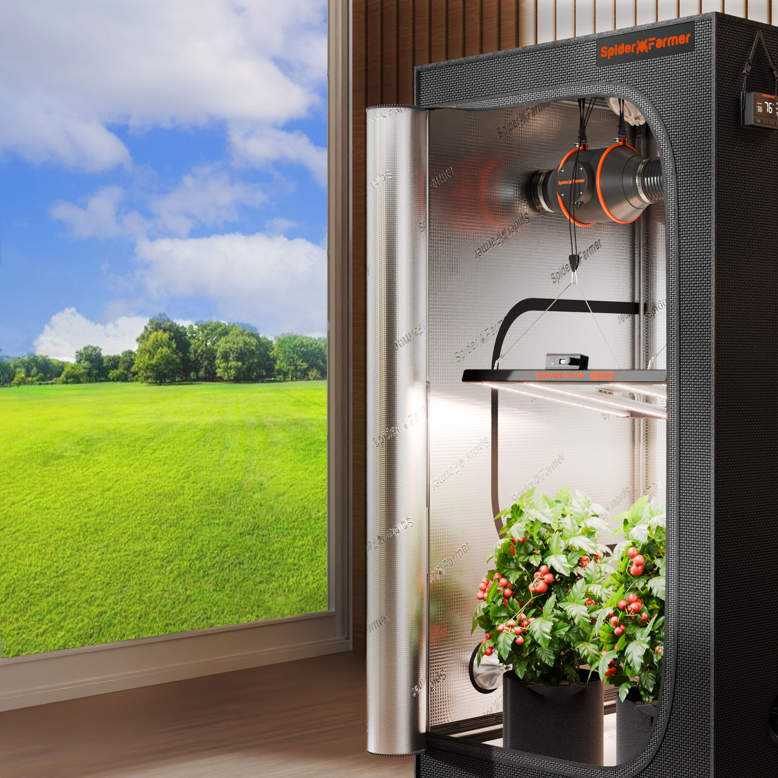 Spider Farmer G3000 LED Grow Light Full Spectrum Indoor Plants for Veg Flower