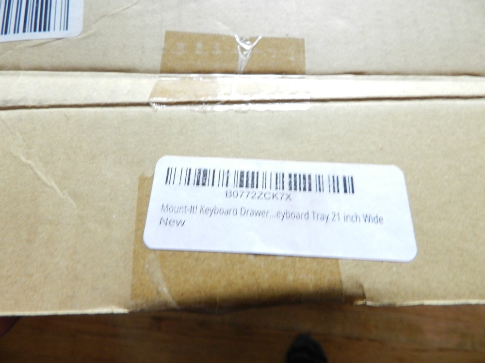 Mount-It! Keyboard Drawer Under Desk with Mouse Platform, Easy-Glide Sliding