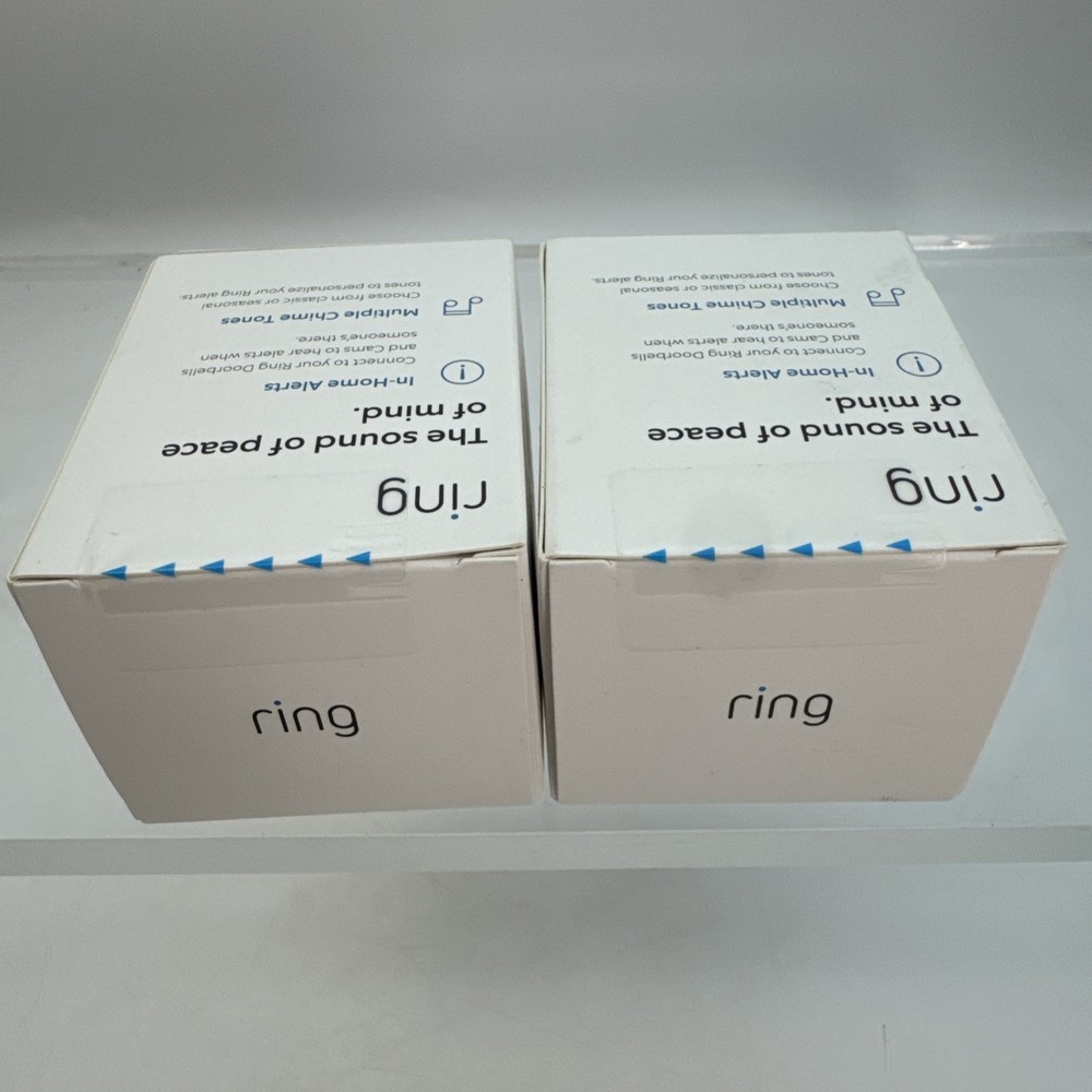 2 Ring Chime 2nd Generation Plug In Chime for Ring Devices Sealed
