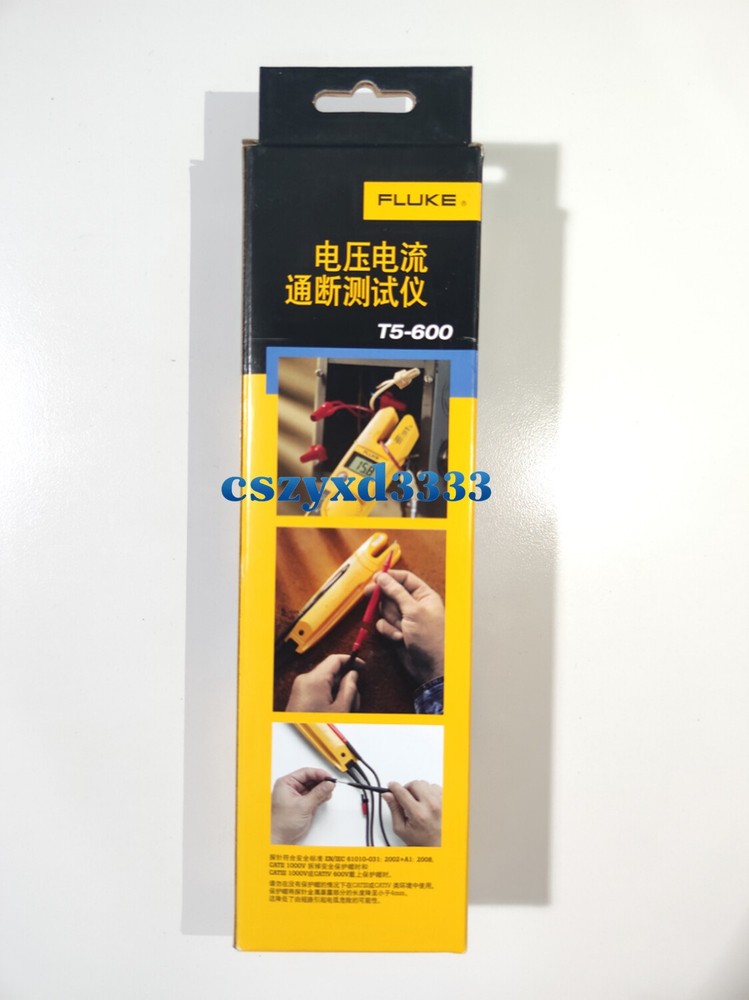 Fluke T5-600 Clamp Meter Continuity Current Electrical Tester #Z