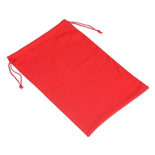 Ski Goggle Bag, Microfiber Snow Goggles Case Storage Sleeve Drawstring Red