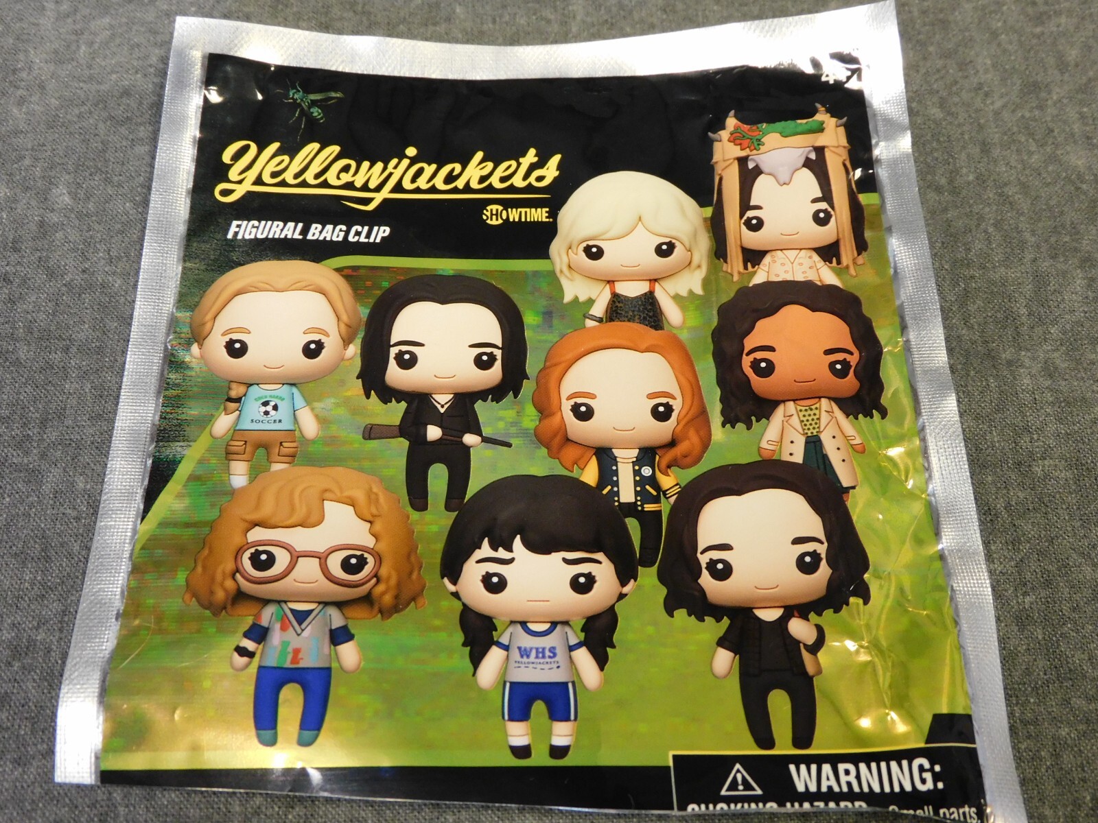 Yellowjackets NEW * Teen Jackie Clip * Blind Bag Monogram Key Chain