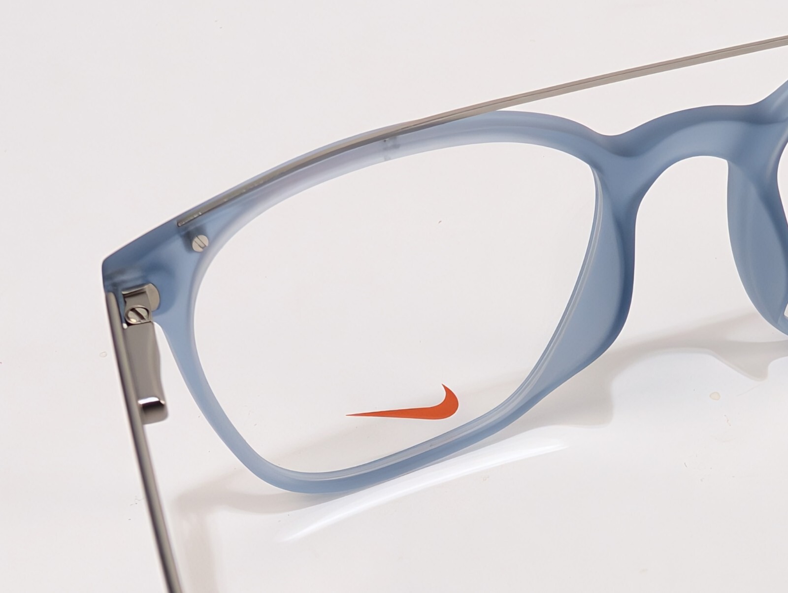 Nike Eyeglasses Frames 7281 401 Matte Ocean Fog 50-20-145 Aviator Full Frame