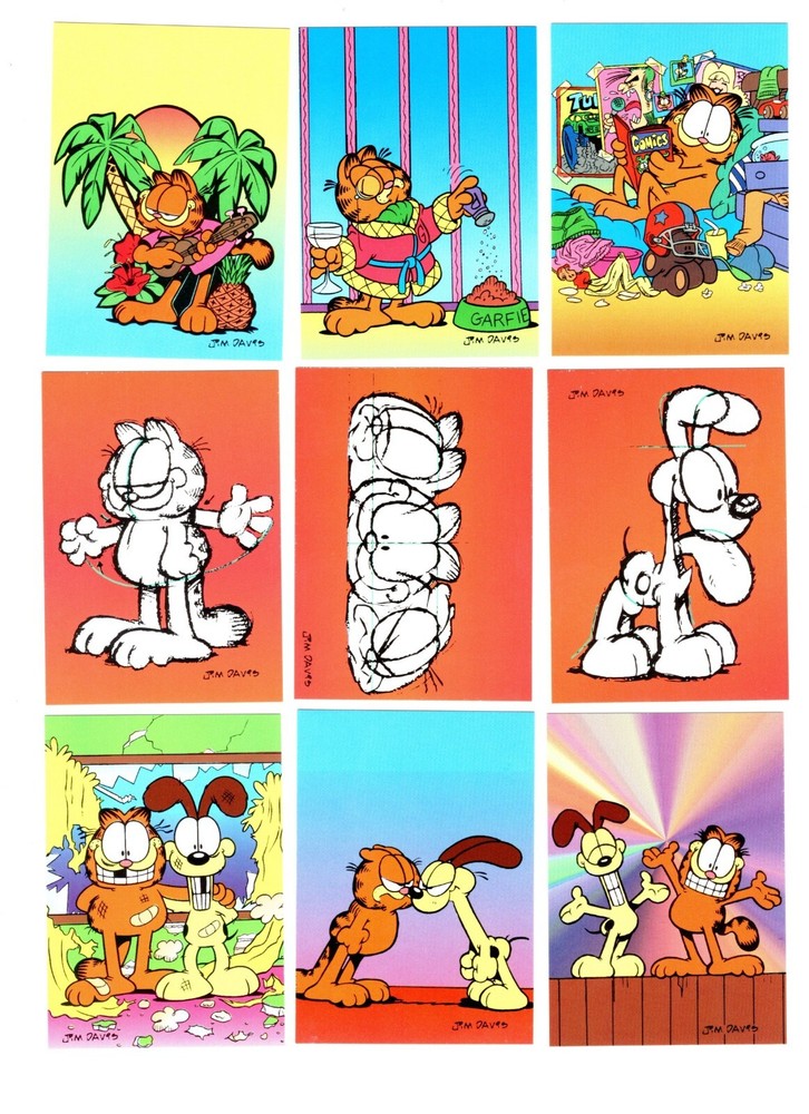 1995 KROME GARFIELD 90-CARD BASE SET