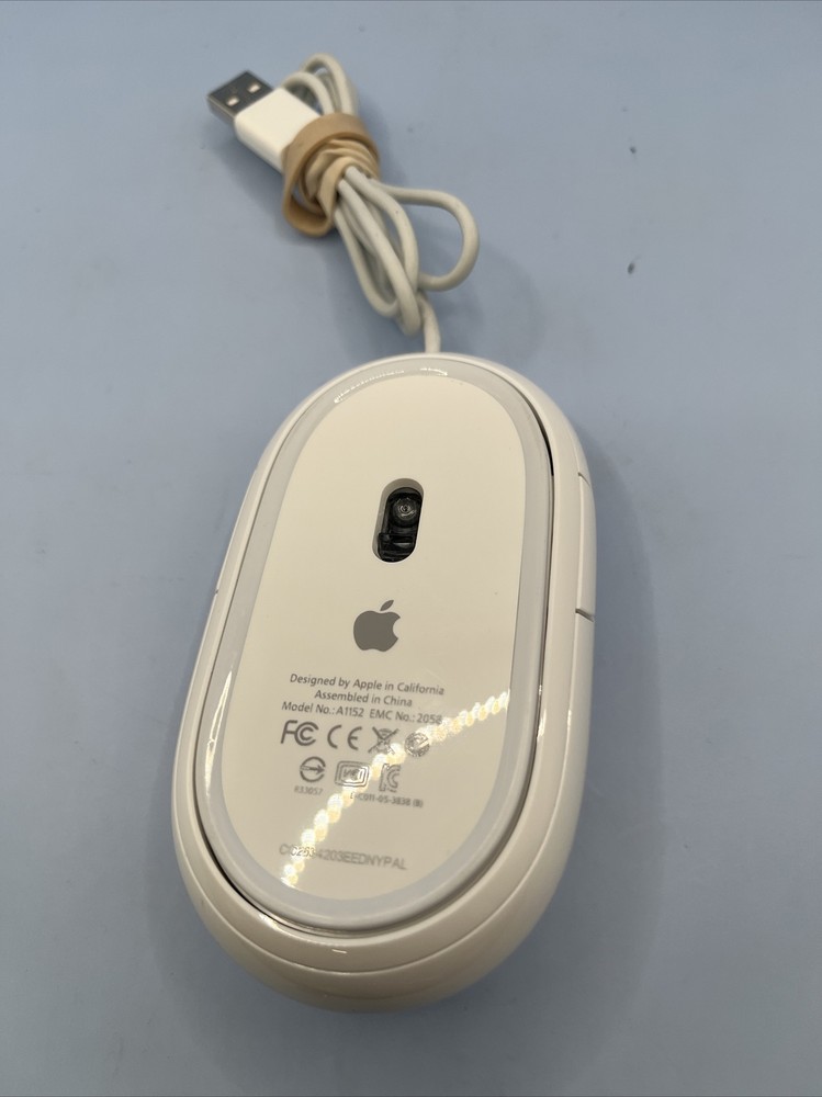 APPLE USB WIRED OPTICAL MIGHTY MOUSE A1152 EMC NO. 2058