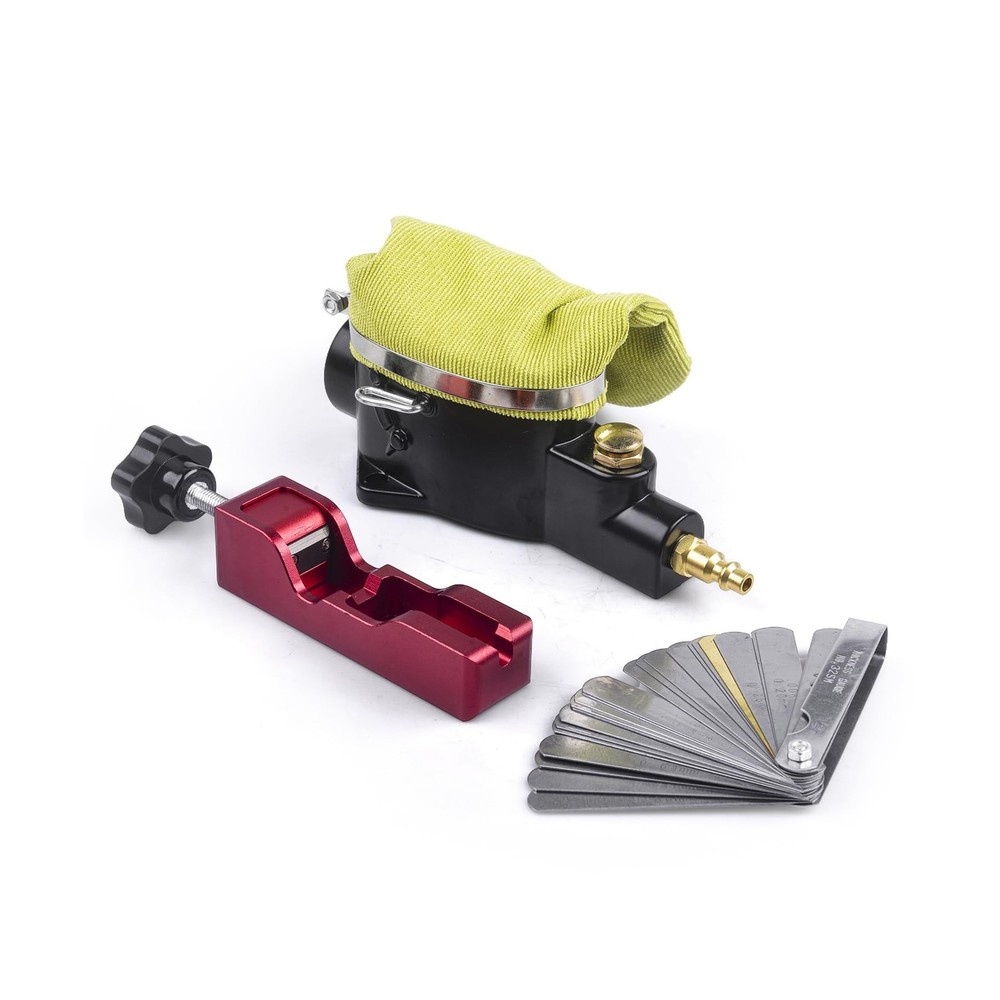 Spark Plug Gap Tool & Pneumatic Spark Plug Cleaner Kit - Air Sandblaster Clea...