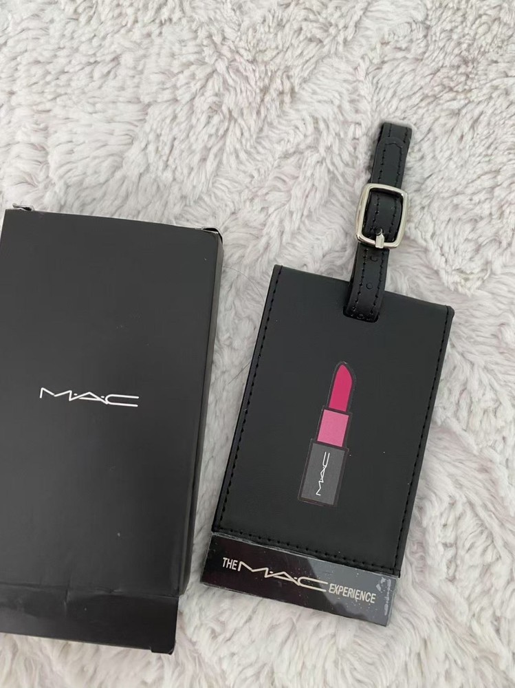 MAC Cosmetics Black LUGGAGE TAG - NIB Mac Experience
