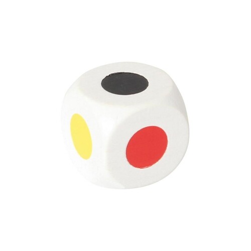 Farbwürfel 25 MM - Blanc - 6 Couleurs