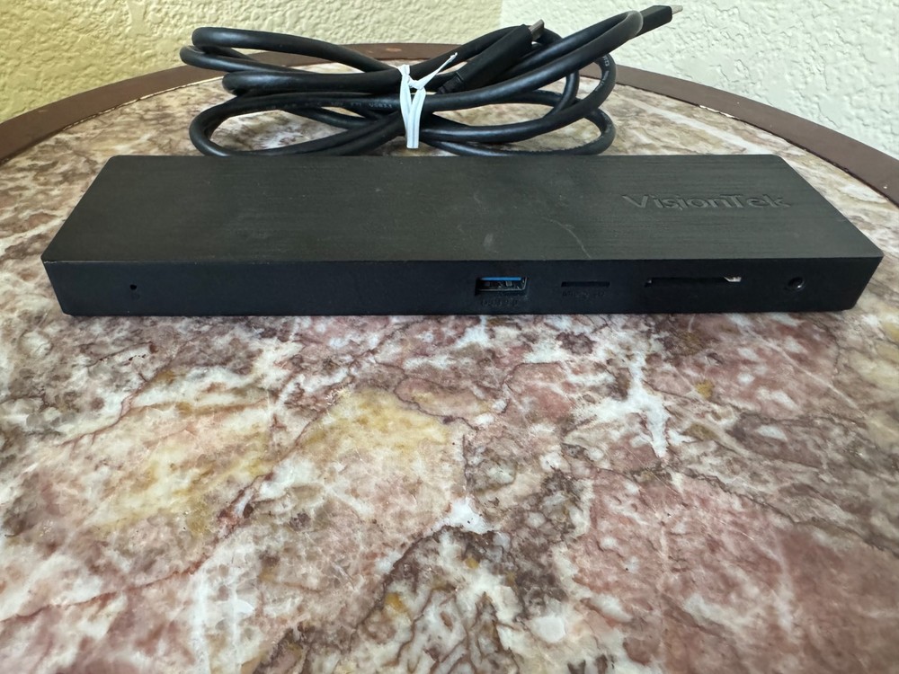 Visiontek 901284 Docking Station, USB-C Multi Display, 2x USB 3.0, 2x USB 2.0