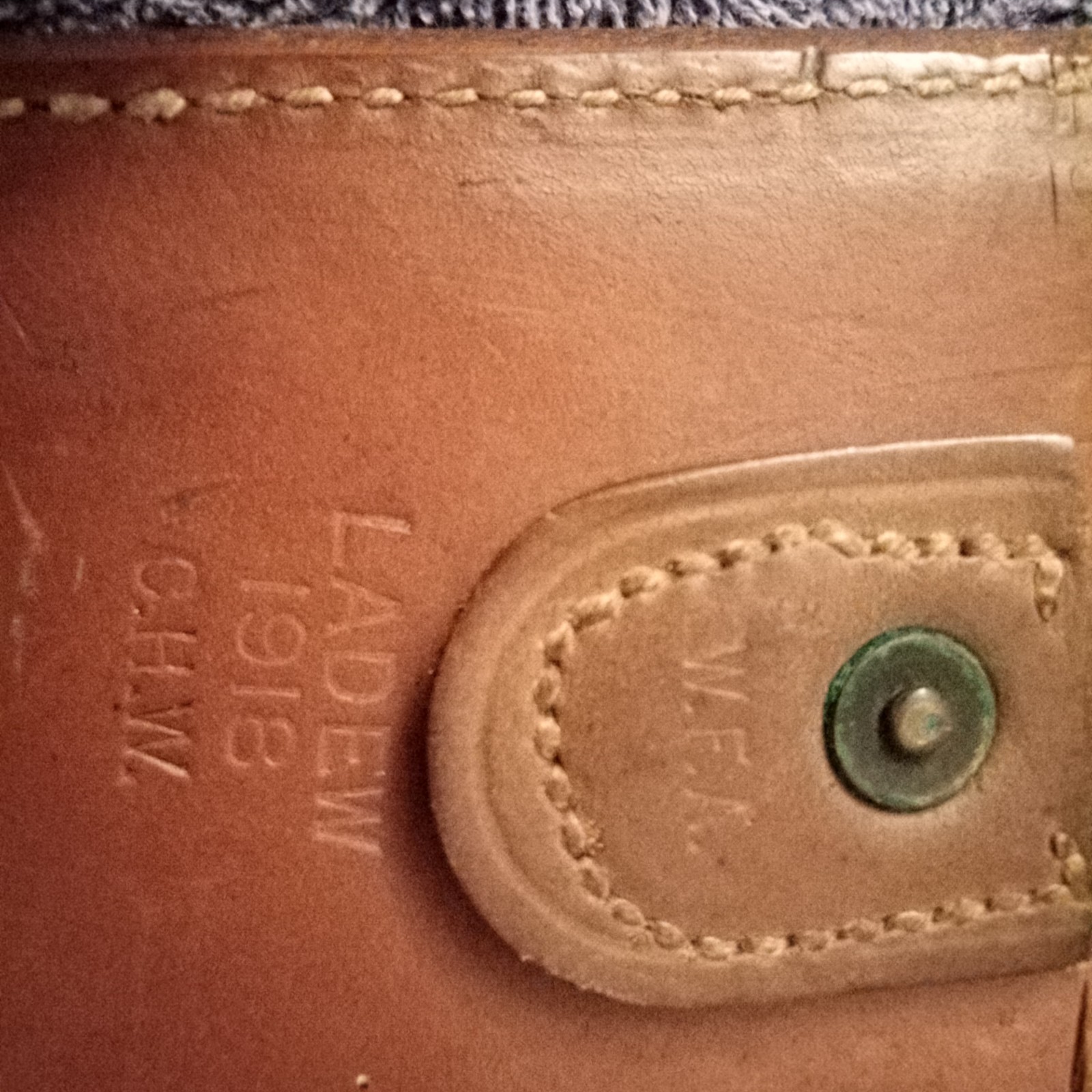 WW1. US Plumb Bolo Scabbard Only, Dated 1918 LADEW.