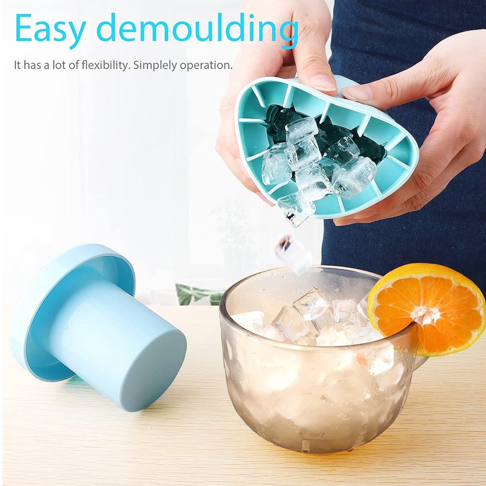 Quick Release lce Cube Mold Silicone Bucket for lce Craft DlY 1pc