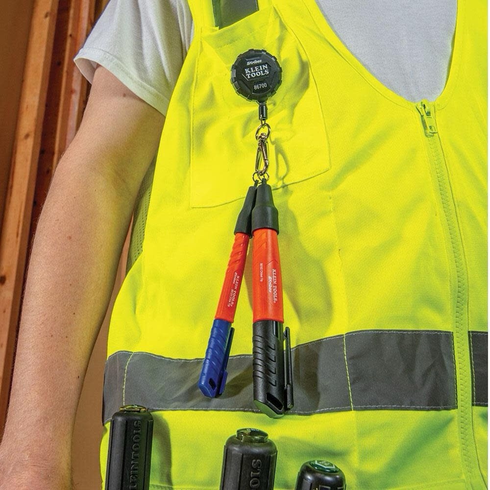 Klein Tools 861923 Skribes™ Chisel Tip Permanent Markers, Multi-Color, 3-Pack