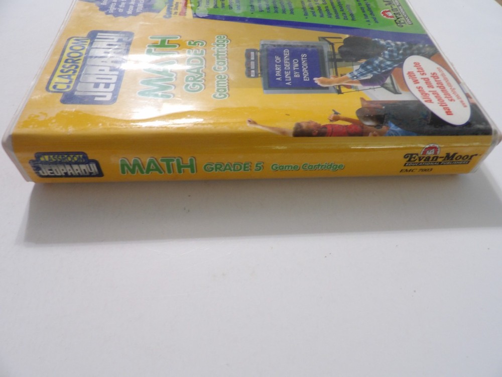 Classroom Jeopardy 5th Grade Math Game Cartridge