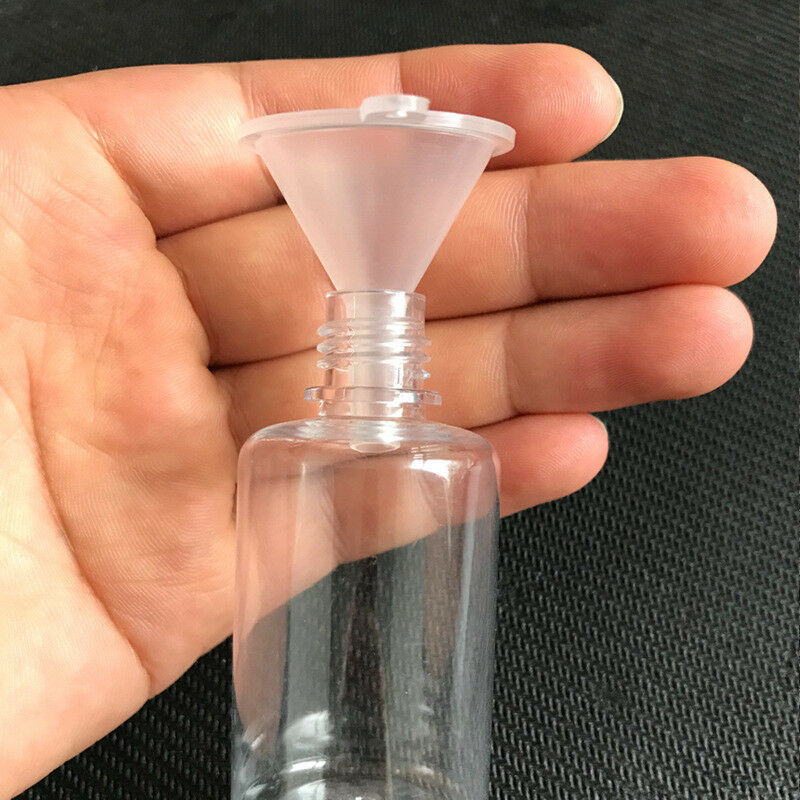 10-100PCS Small Plastic For Perfume Diffuser Bottle Mini Liquid Oil Funnels Lab