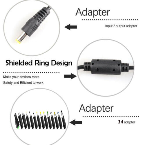 72W Power Supply DC 3V~24V Adjustable Variable Universal Switching AC/DC Adapter