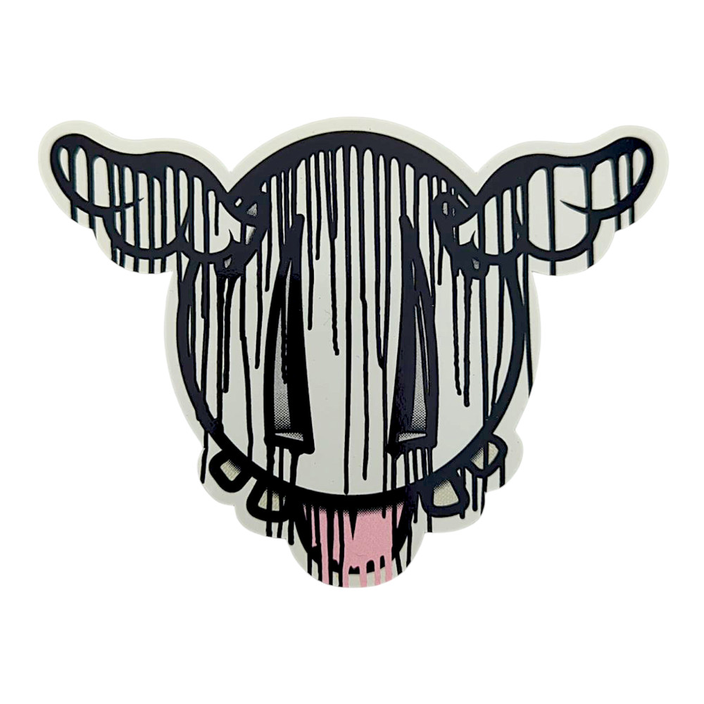 D*Face D*Dog (Drip) Sticker