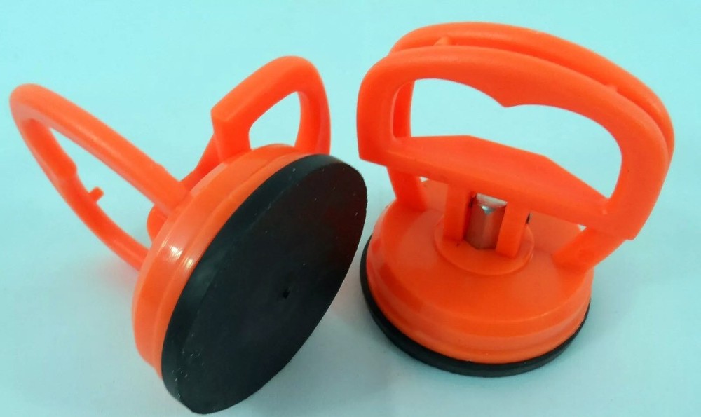 2Pack 2.5" Mini Suction Cup Dent Remover Puller Glass Metal Lifter Locking Quick