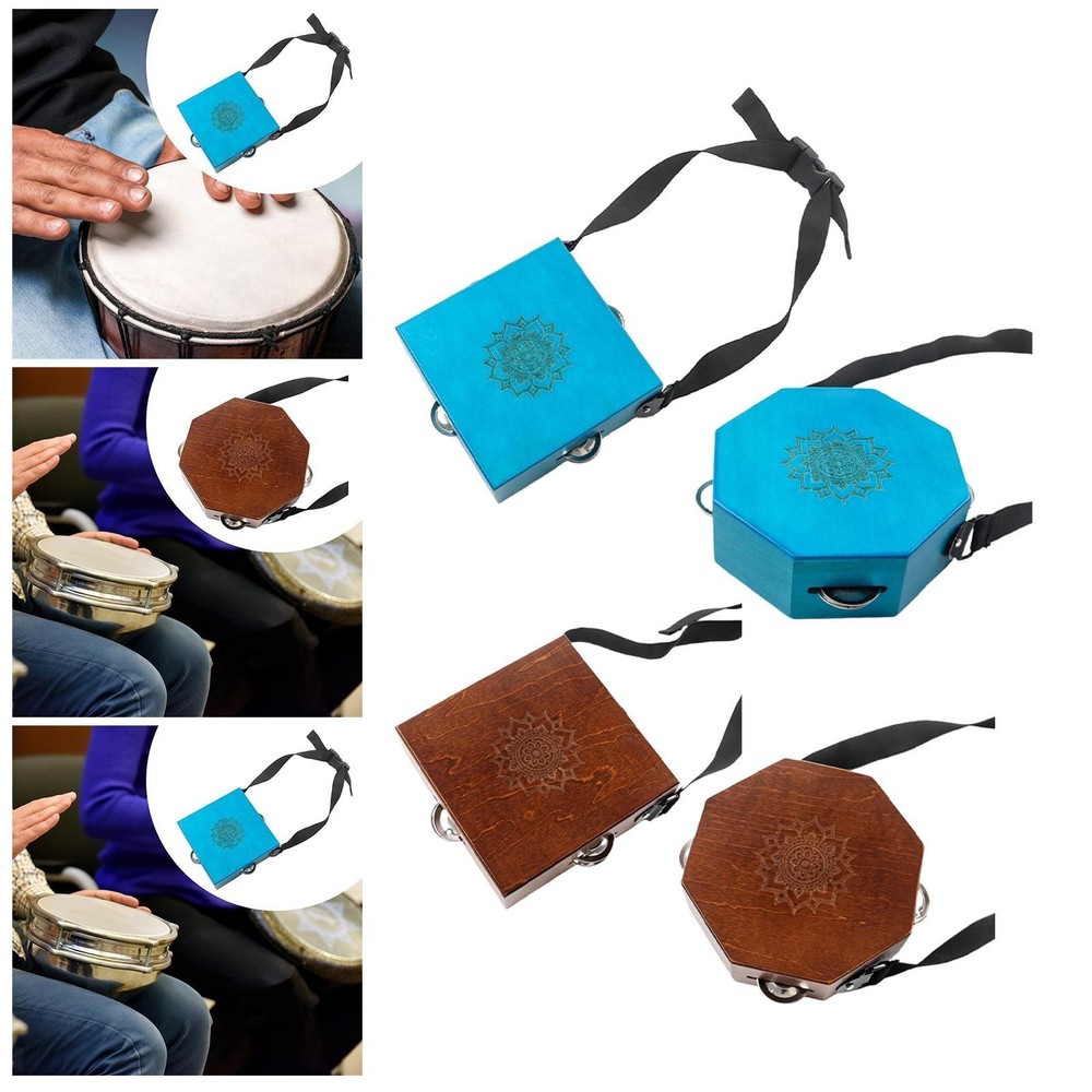 Portable Cajon Unique Appearance Accompaniment Drum for Street Performance