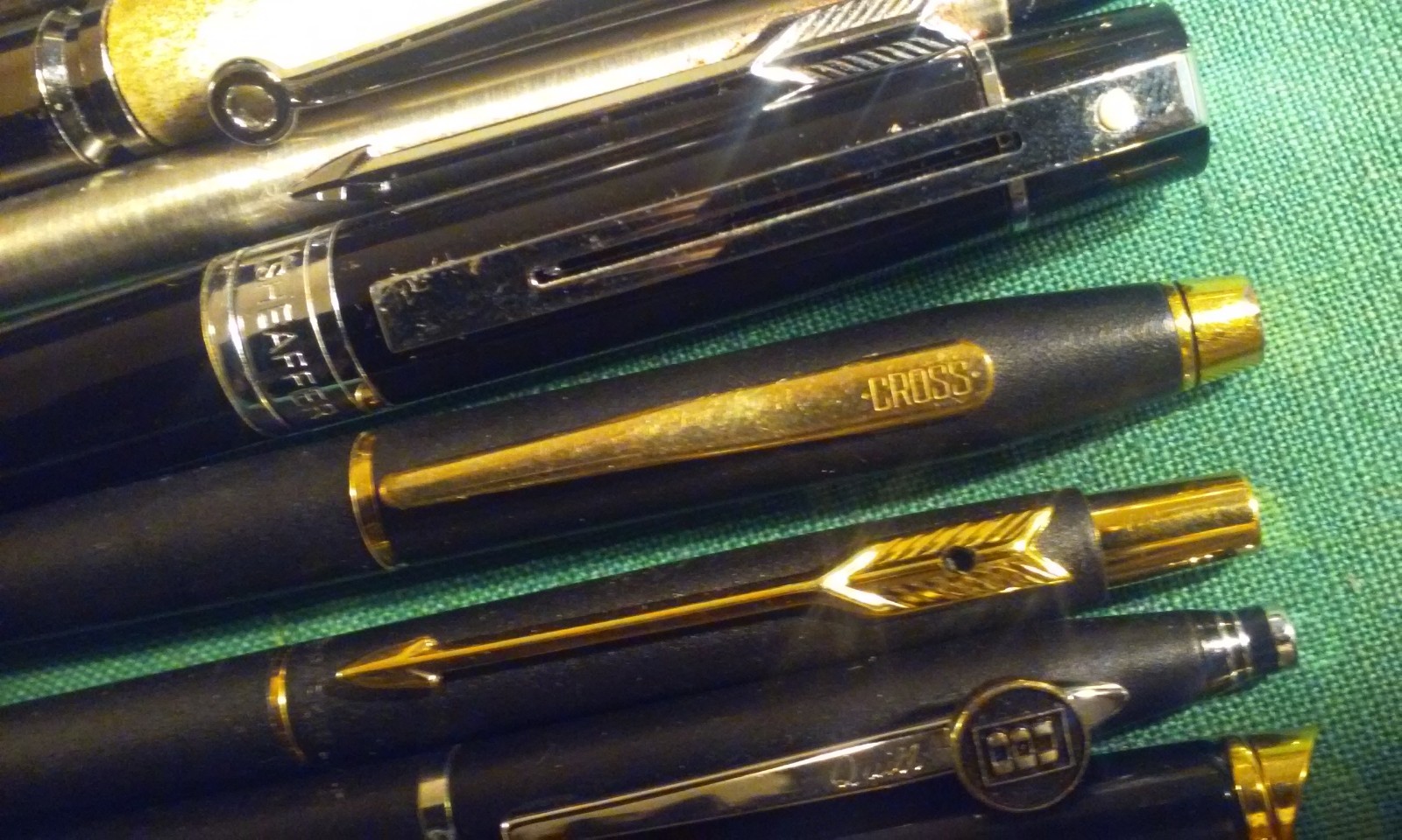 Junk Drawer Lot 12 Retro Quality PENS & Mechanical Pencils Cross Parker Sheaffer