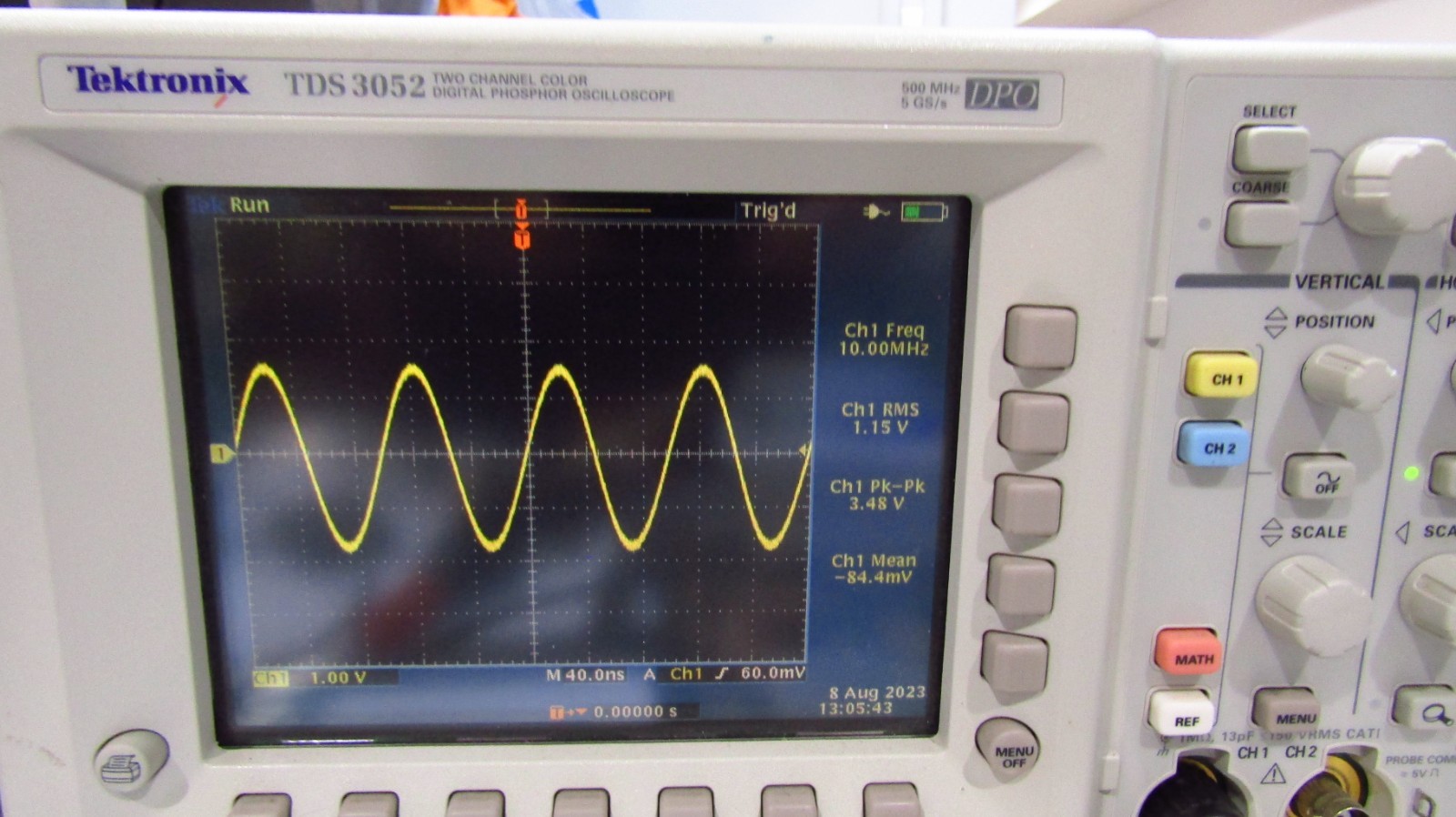 GPS disciplined Rubidium standard based on SPECTRATIME GRCLOK-1500