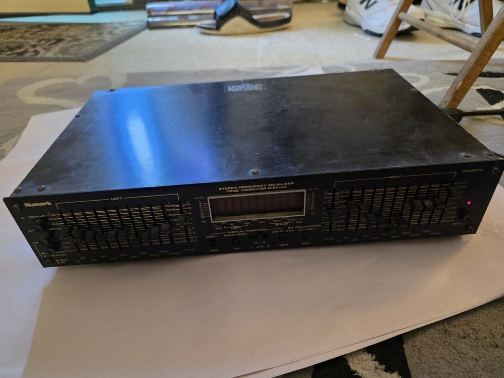 Vintage Numark EQ2600 Stereo Frequency Equalizer *Untested*
